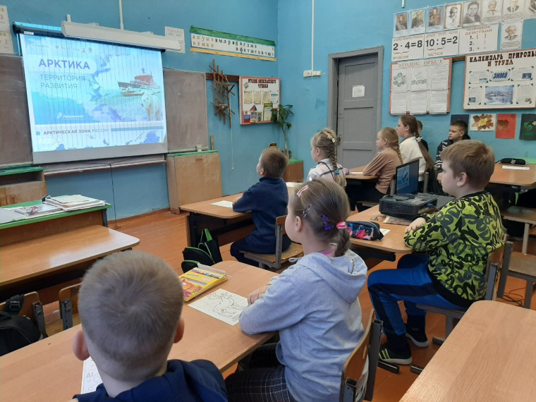 Разговоры о важном на тему «Арктика. Территория развития»..